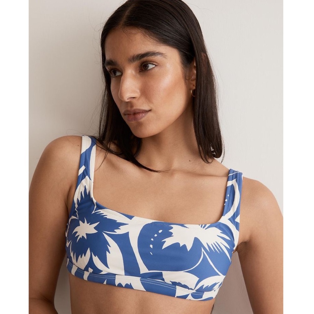 Madewell Second Wave Balconette Bikini Top in Tropicale Floral